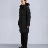 Parka Causapscal con ribete de piel de oveja Onyx Parka Causapscal con ribete de piel de oveja Onyx