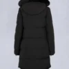 Parka Causapscal con ribete de piel de oveja Onyx Parka Causapscal con ribete de piel de oveja Onyx