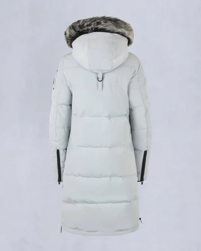 Parka Causapscal con ribete de piel de oveja Onyx Parka Causapscal con ribete de piel de oveja Onyx