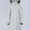 Parka Causapscal con ribete de piel de oveja Onyx Parka Causapscal con ribete de piel de oveja Onyx