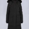 Parka Causapscal con ribete de piel de oveja Onyx Parka Causapscal con ribete de piel de oveja Onyx