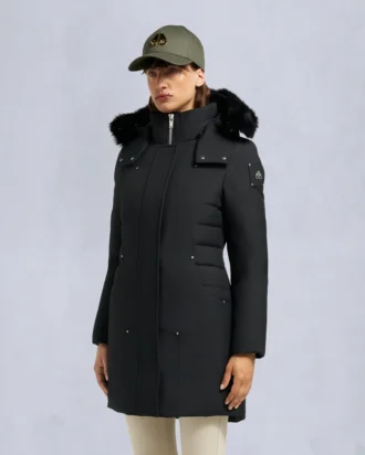 Parka con ribete de piel de oveja
