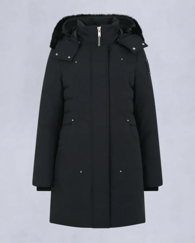 Parka con ribete de piel de oveja Parka con ribete de piel de oveja