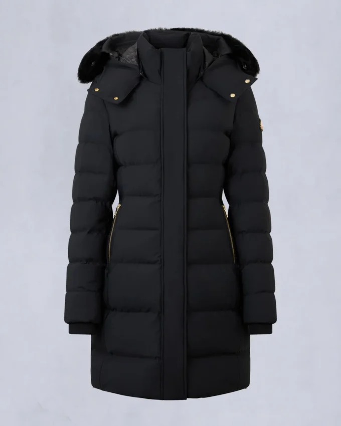 Parka con ribete de piel de oveja Nyluxe Watershed de la serie Gold Parka con ribete de piel de oveja Nyluxe Watershed de la serie Gold