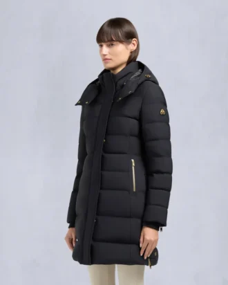 Parka con ribete de piel de oveja Nyluxe Watershed de la serie Gold