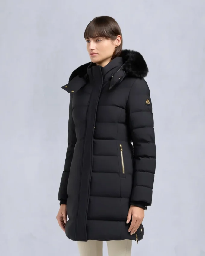 Parka con ribete de piel de oveja Nyluxe Watershed de la serie Gold Parka con ribete de piel de oveja Nyluxe Watershed de la serie Gold