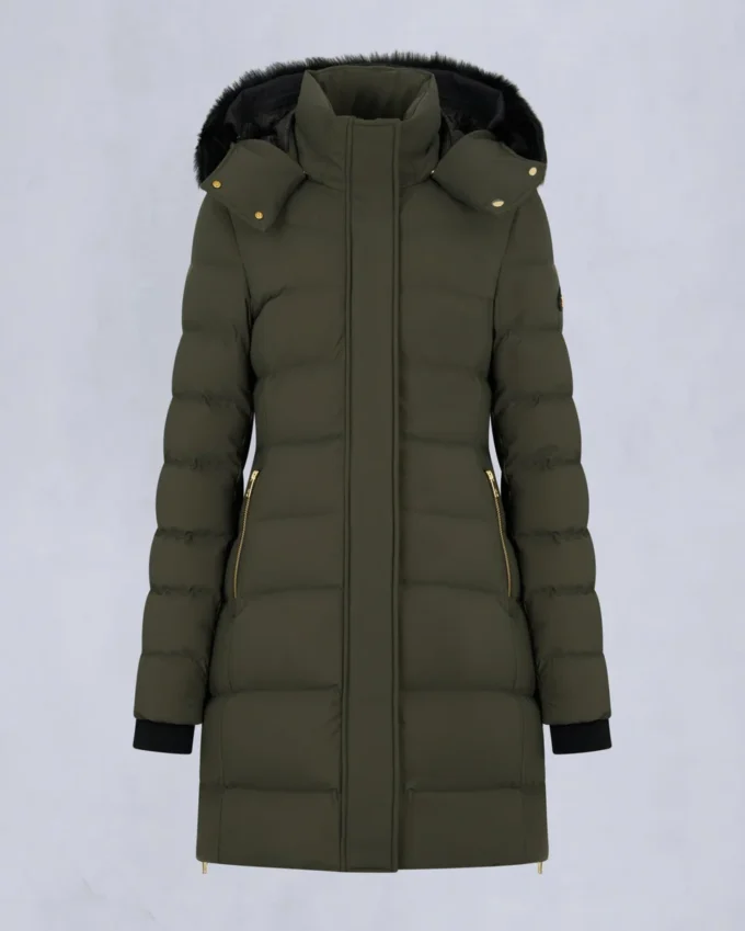Parka con ribete de piel de oveja Nyluxe Watershed de la serie Gold Parka con ribete de piel de oveja Nyluxe Watershed de la serie Gold