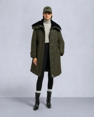 Parka con ribete de piel de oveja original Storm