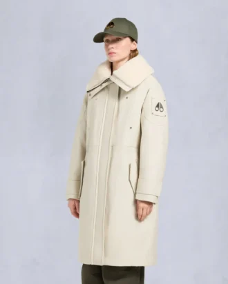 Parka con ribete de piel de oveja original Storm