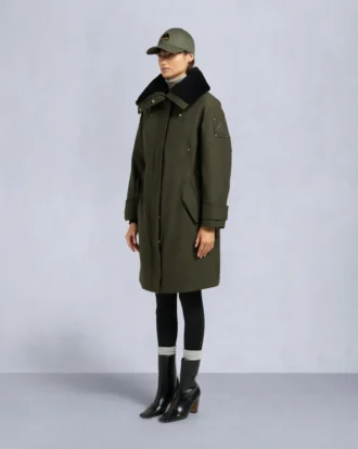 Parka con ribete de piel de oveja original Storm