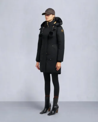 Parka con ribete de piel de oveja Stirling de la serie Gold