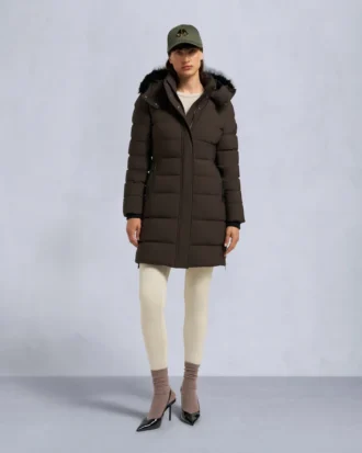 Parka Nyluxe Watershed con ribete de piel de oveja