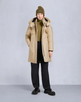 Parka Stirling con ribete de piel de oveja original