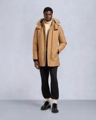 Parka Stirling con ribete de piel de oveja original