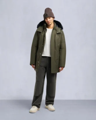 Parka Stirling con ribete de piel de oveja original