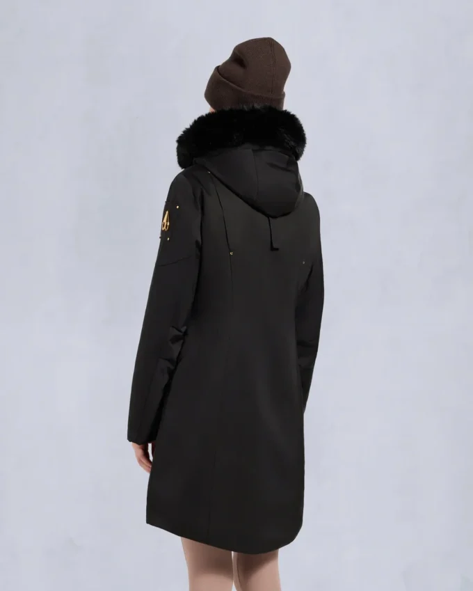 Parka Stirling de satén de la serie Gold