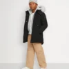 Parka unisex original con ribete de piel de oveja para niños Parka unisex original con ribete de piel de oveja para niños