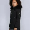 Parka unisex original con ribete de piel de oveja para niños Parka unisex original con ribete de piel de oveja para niños