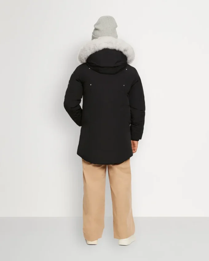 Parka unisex original con ribete de piel de oveja para niños Parka unisex original con ribete de piel de oveja para niños