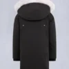 Parka unisex original con ribete de piel de oveja para niños Parka unisex original con ribete de piel de oveja para niños