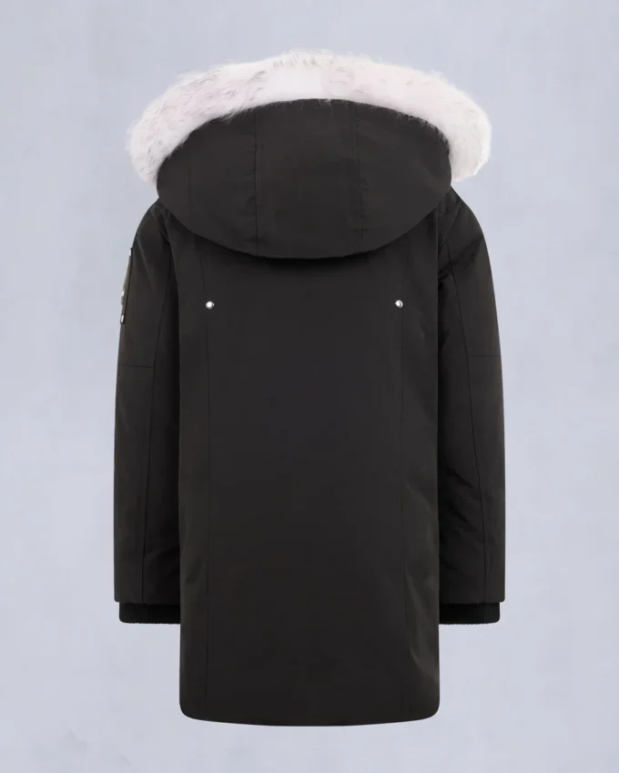 Parka unisex original con ribete de piel de oveja para niños Parka unisex original con ribete de piel de oveja para niños