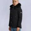 Parka unisex original con ribete de piel de oveja para niños Parka unisex original con ribete de piel de oveja para niños