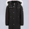 Parka unisex original con ribete de piel de oveja para niños Parka unisex original con ribete de piel de oveja para niños