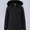 Parka unisex original con ribete de piel de oveja para niños Parka unisex original con ribete de piel de oveja para niños