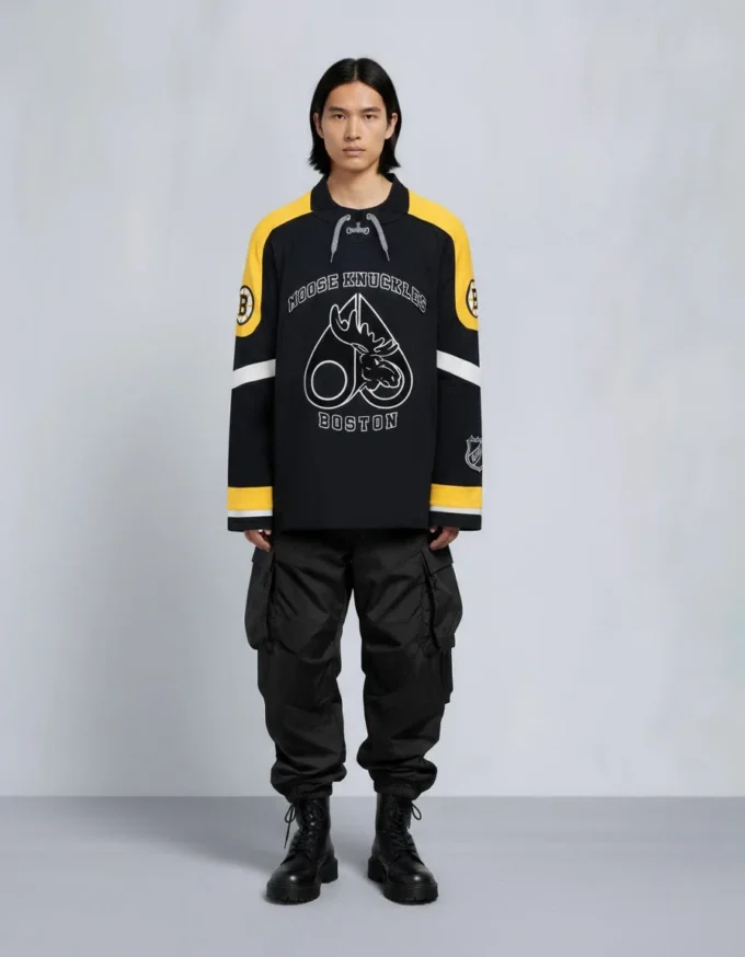 Polo Nhl X Moose Knuckles Bruins Polo Nhl X Moose Knuckles Bruins