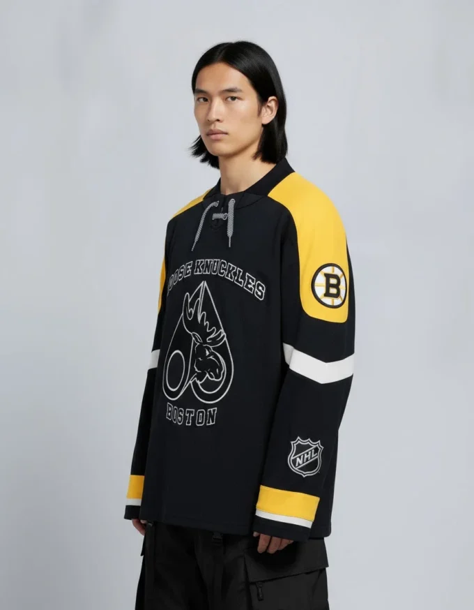 Polo Nhl X Moose Knuckles Bruins Polo Nhl X Moose Knuckles Bruins