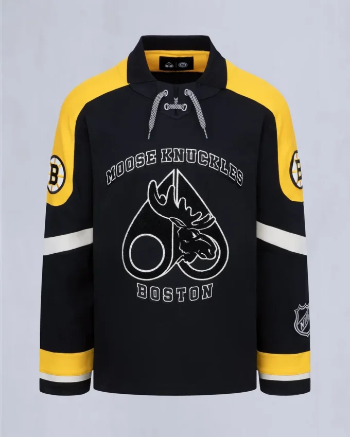 Polo Nhl X Moose Knuckles Bruins Polo Nhl X Moose Knuckles Bruins