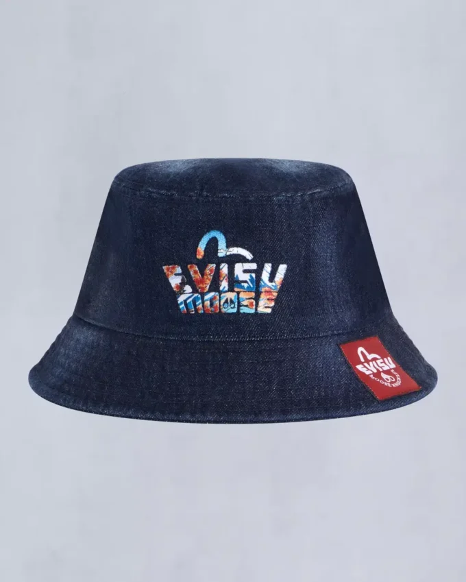 Sombrero de pescador Evisu X Moose Denim