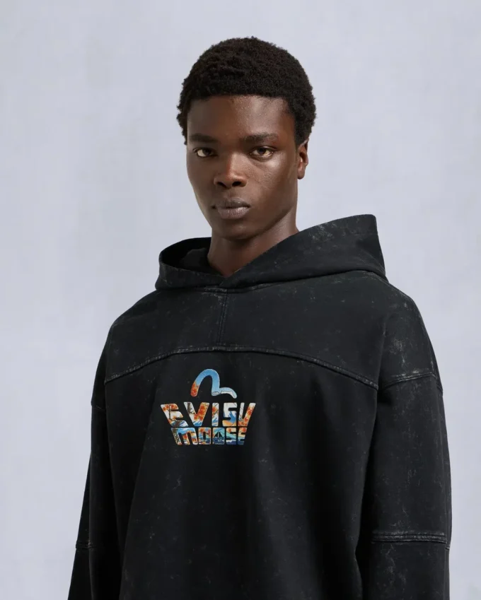 Sudadera con capucha Evisu X Moose
