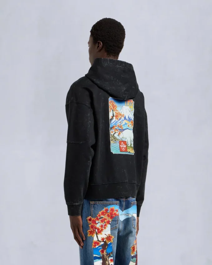 Sudadera con capucha Evisu X Moose