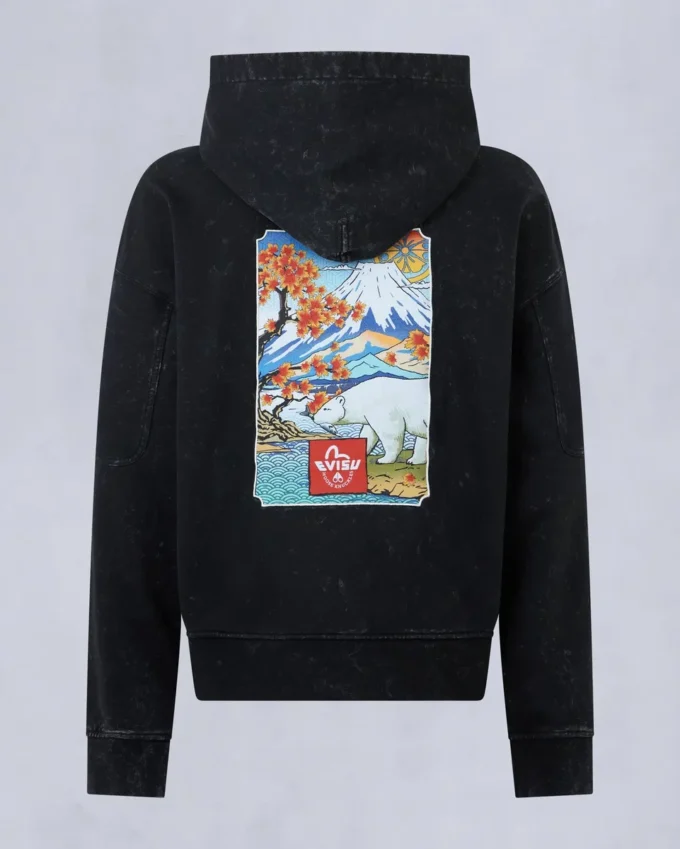 Sudadera con capucha Evisu X Moose