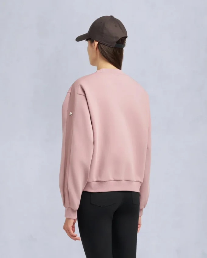 Sudadera con cuello redondo Mix Media Sudadera con cuello redondo Mix Media